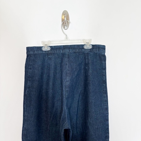 Ilana Kohn High Rise Tapered Straight Leg Jeans Dark Wash Size 12 - Picture 4 of 8